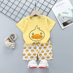 Kids' Cotton Cartoon T-Shirt & Shorts Set — product view 6 of 6 | EX-STOCK