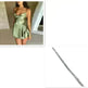 Elegant Chic Skirt Dress For Women Elegant Slim Strap Satin Backless Lace Up Ladies Party Mini Skater Dress - EX-STOCK CANADA
