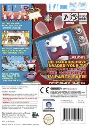 RAYMAN RAVING RABBIDS TV PARTY 