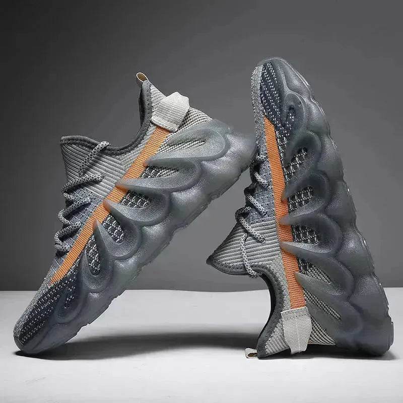 Fashion Sneakers With Wave Sole Cool Sports Shoes Men - EX-STOCK Canada