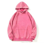 Unisex Teen Waxed Washed Distressed Hoodie Sweatshirt Pullover top - EX-STOCK CANADA