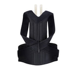 Black posture corrector on a white background