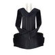 Black posture corrector on a white background