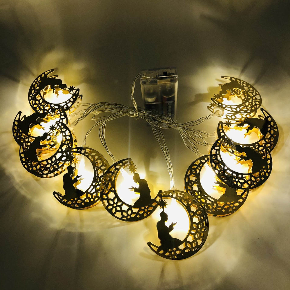 Ramadan Decoration For Diwali Festival Of Eurban Eid Mubarak String Light - EX-STOCK Canada