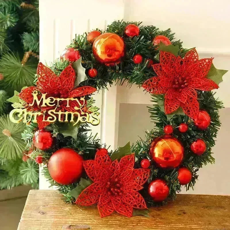 Christmas Decorations Christmas Wreath Home Decor For Home Garden Decorations Mall Door Decoration - EX-STOCK CANADA