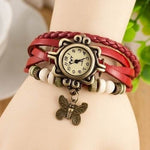 Cowhide winding bracelet watch - EX-STOCK Canada