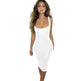 Summer sexy vest dress Europe and the United States large size women's high elasticity pregnant women can wear dresses - EX-STOCK CANADA