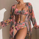 Women's Long Blouse Split Bikini Plus Size Suit - EX-STOCK Canada