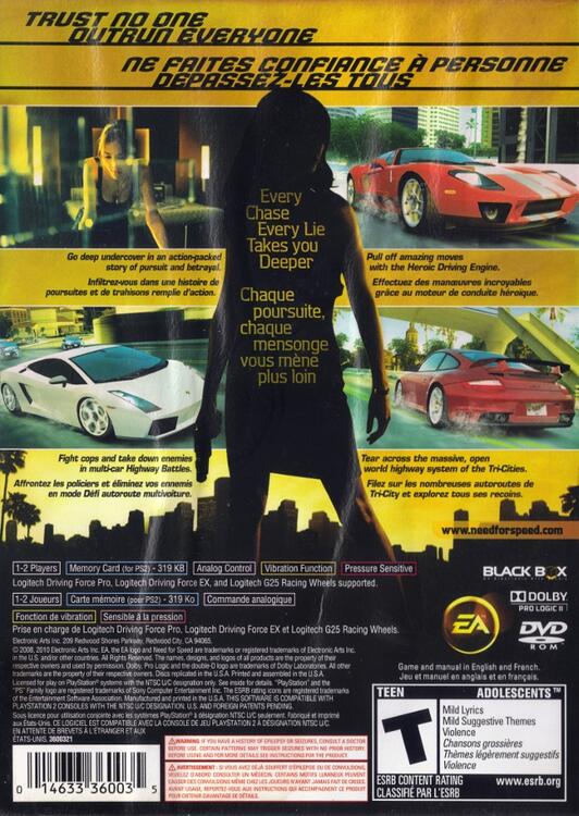 Need for Speed Undercover [Greatest Hits] 