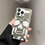 Luxury 3D Skull Metallic Glossy Gothic Phone Case compatible wit Apple - EX-STOCK Canada