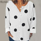 Women Print Blouse - EX-STOCK CANADA
