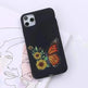 Floral Printed Liquid Silicone mobile phone case Unisex - EX-STOCK CANADA