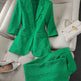 Half Sleeve Blazer And Pant Suit Ladies Women Female Jacket pant suit for women - EX-STOCK CANADA