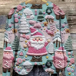 Women's Pullover Christmas Pattern Round Neck Sweatshirt EX-STOCK Canada 