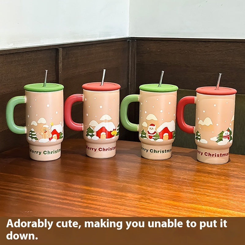 Christmas Gift Large Capacity Ceramic Cup Mug Creative EX-STOCK Canada 