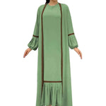 Elegant Two piece for ArabWomen Abaya Underwear dress and Kimono Abaya Open front Abaya for Middle Easter Arab Dubai Women - EX-STOCK Canada