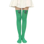 Christmas Plush Doll Knee Socks Bow Stockings - EX-STOCK CANADA