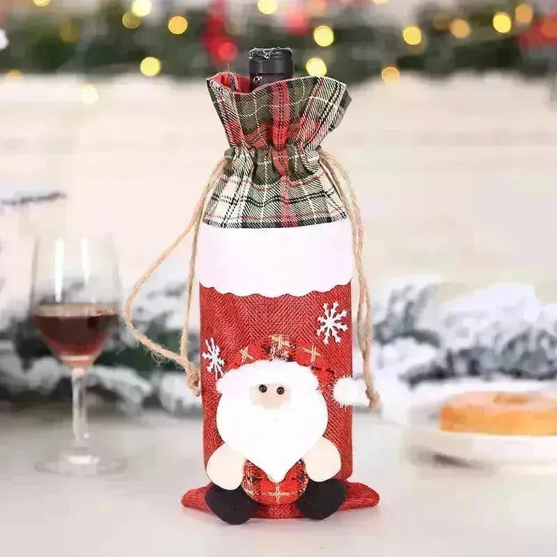 Christmas Decorations Christmas Wine Bottle Socks - EX-STOCK CANADA