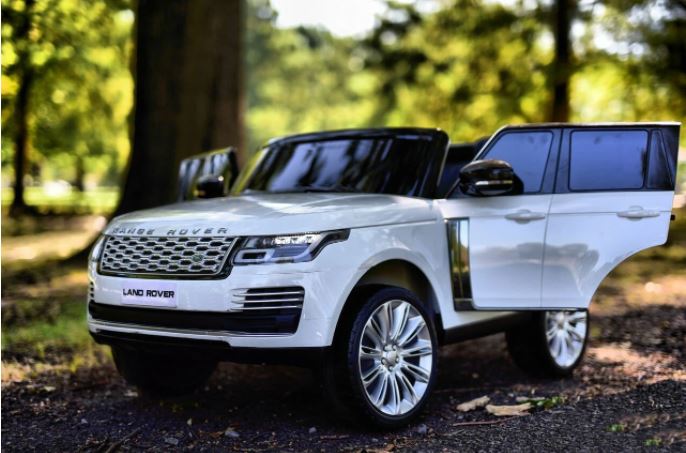 2026 Range Rover HSE 2 Seater 24V Kids Ride On Car With Remote Control DELUXE MODEL WITH LEATHER SEATS AND RUBBER TIRES 