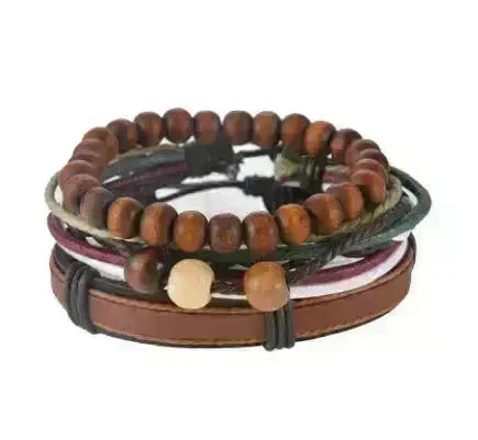 Multilayer Hemp Rope Beaded Bracelet for men and women - EX-STOCK CANADA