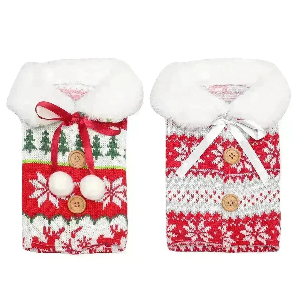 Christmas Decorations Christmas Wine Bottle Socks - EX-STOCK CANADA