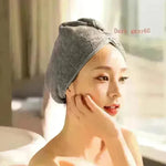 Women's Microfiber Hair Dryer Cap Absorbent Hair Towel. - EX-STOCK CANADA