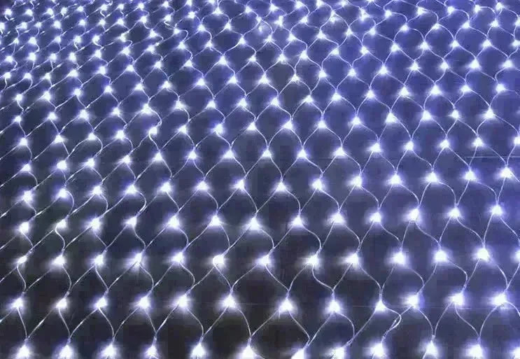 Christmas led lights string lights outdoor waterproof fishnet lights full of stars paved holiday lights wedding ins decorative lights - EX-STOCK CANADA