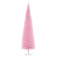 7' Pencil Christmas Tree, Slim Artificial Xmas Tree With Realistic Branches, Sturdy Metal Stand, Pink EX-STOCK Canada 