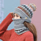 Fall Winter knitted Woolen Balaclava Beanie hat for women - EX-STOCK Canada
