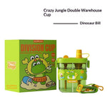 Crazy Jungle Double Warehouse Cup with packaging on a white background