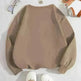 Women Figures Pattern Warm Lined Sweatshirt - EX-STOCK CANADA
