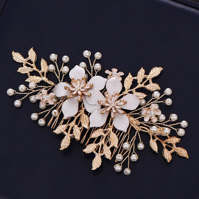 Bridal Headdress Wedding Pearl Hair Barrette - EX-STOCK Canada