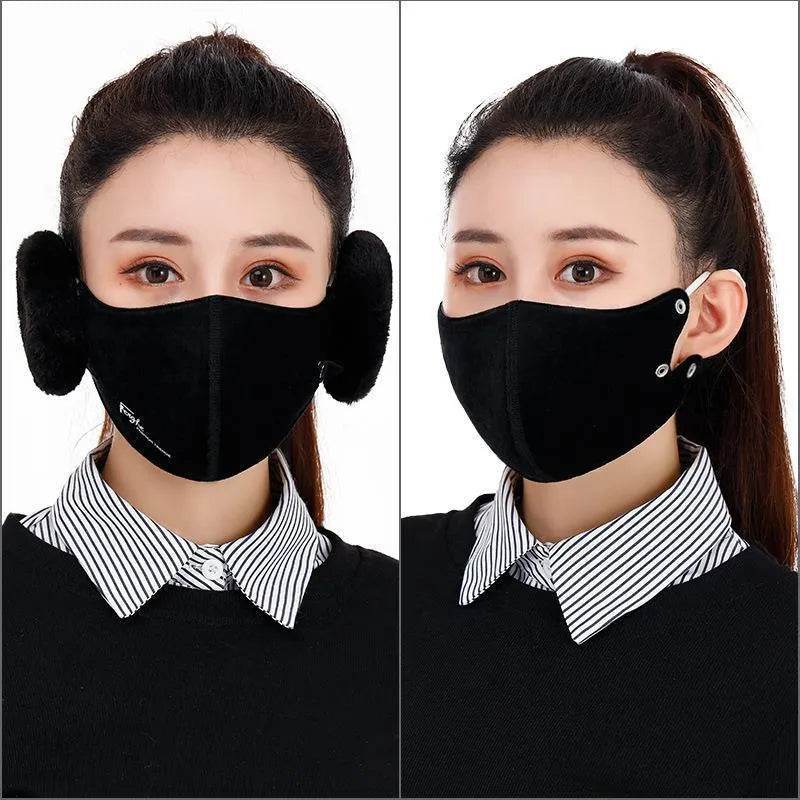 Winter detachable two-in-one warm mask earmuffs - EX-STOCK Canada