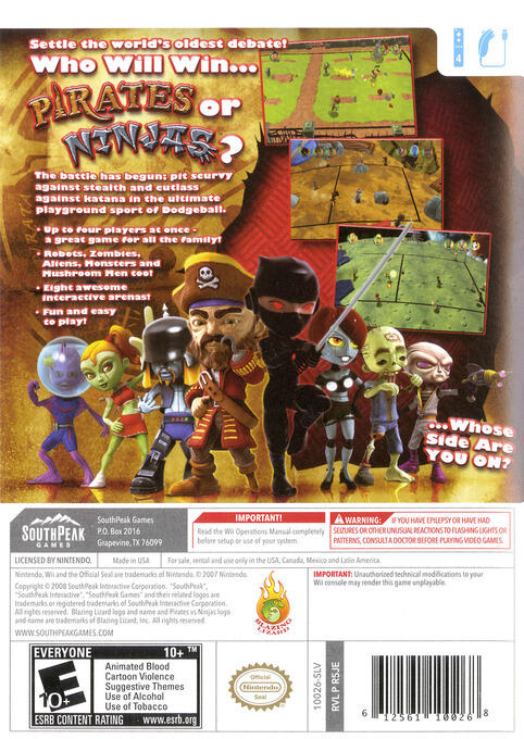 Pirates vs Ninjas: Dodgeball 