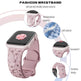 Embossed Rose Silicone Watch Strap - EX-STOCK Canada