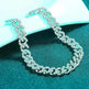 Cuban Link Chain Moissanite Bracelet - EX-STOCK CANADA