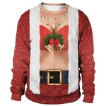 Men's Fashion 3D Digital Printed Round Neck Christmas Sweatshirt - EX-STOCK Canada