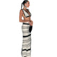 Women's Fashion Striped Texture Holiday Casual Dress Suit - EX-STOCK CANADA