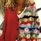 Casual Floral Cashmere button Cardigan Sweater for women - EX-STOCK Canada