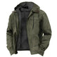 Multi-Color Digital Printing Hooded Sweater Brown Lining Cotton-padded Jacket - EX-STOCK CANADA