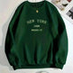 Loose Casual Loose Round Neck Pullover Sweatshirt Unisex - EX-STOCK CANADA