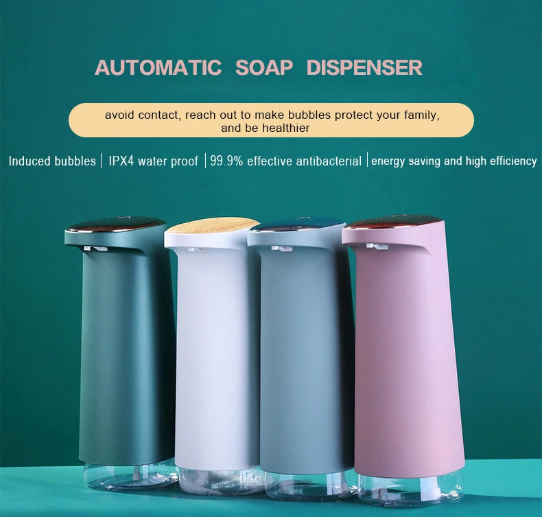 Automatic Touchless Foam Soap Dispenser – 450ml Infrared Sensor | USB-C | 4 Colours 2