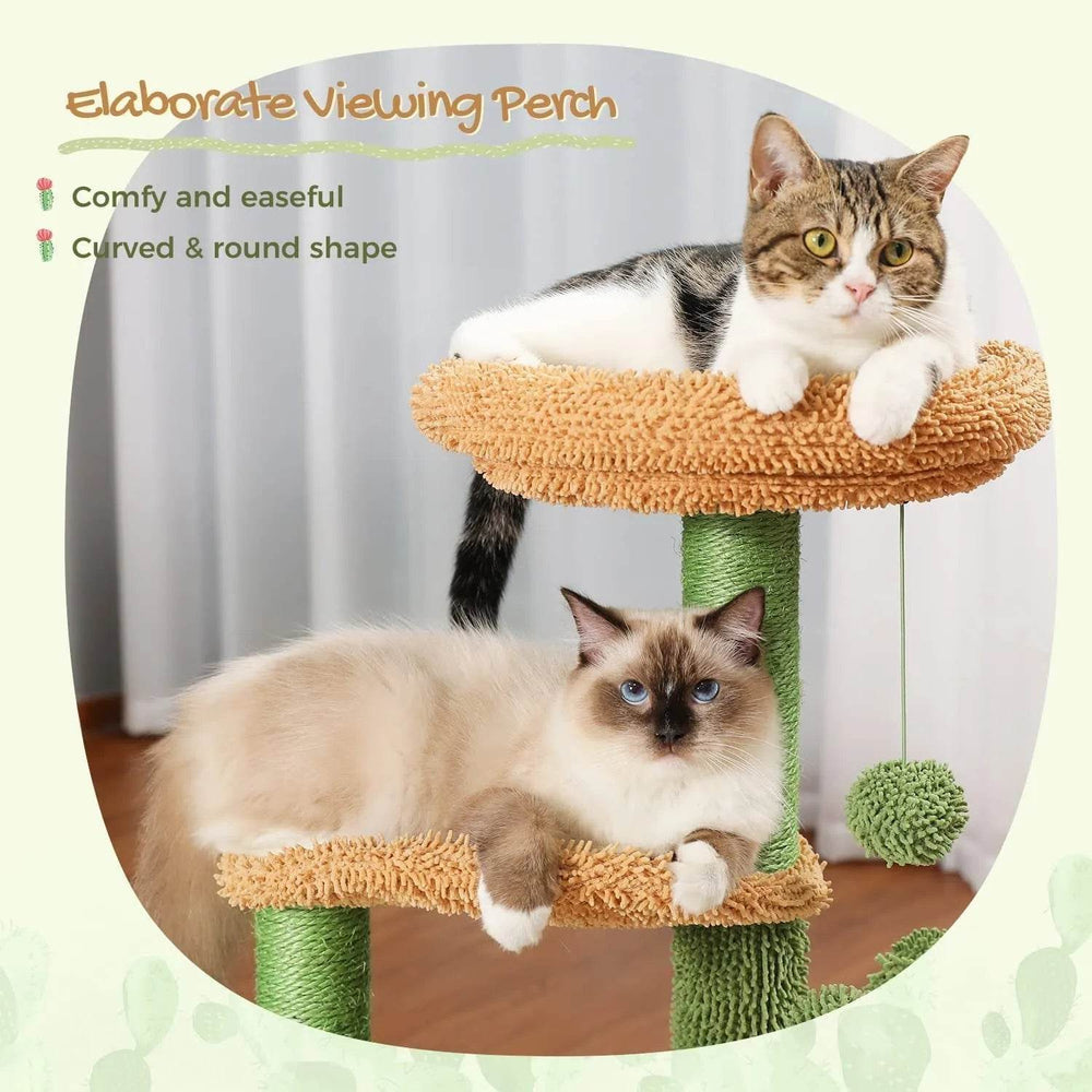 Climbing Frame Cat Nest Tree 32-inch Cactus Cat Climbing Frame - EX-STOCK Canada