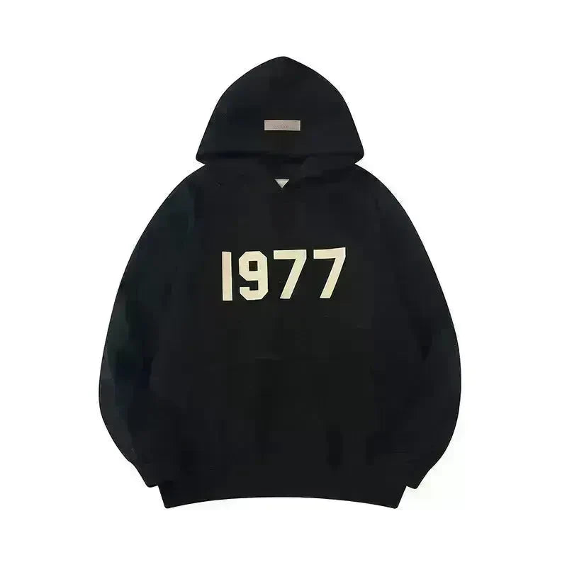 Men's Three-dimensional Alphabet Plus Velvet Hoodie Pullover sweatshirt - EX-STOCK CANADA