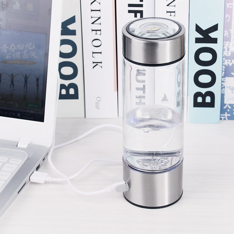 Bouteilles d'eau à hydrogène Générateur d'eau riche en hydrogène électrique Nouvelle technologie Bouteille rechargeable portable Antioxydant 