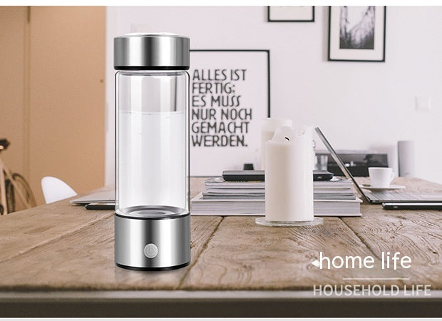 Bouteilles d'eau à hydrogène Générateur d'eau riche en hydrogène électrique Nouvelle technologie Bouteille rechargeable portable Antioxydant 