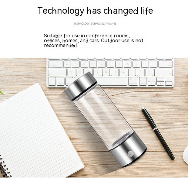 Bouteilles d'eau à hydrogène Générateur d'eau riche en hydrogène électrique Nouvelle technologie Bouteille rechargeable portable Antioxydant 