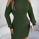 Fashionable Autumn Winter Slim fit Woolen Twist Knitted Mini Sweater Dress - EX-STOCK Canada