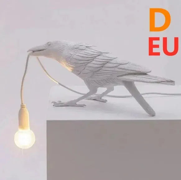 Creative Auspicious Bird Resin Wall Lamp Decoration - EX-STOCK CANADA