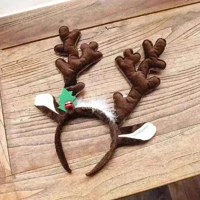 Christmas big deer horn Headband - EX-STOCK CANADA
